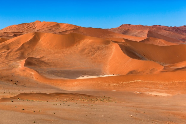 Desierto dunas de arena cielo azul