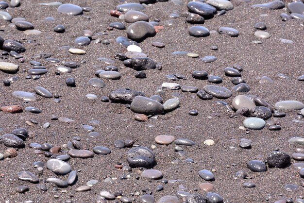 Desierto de dunas de arena de textura en la isla de La Palma España