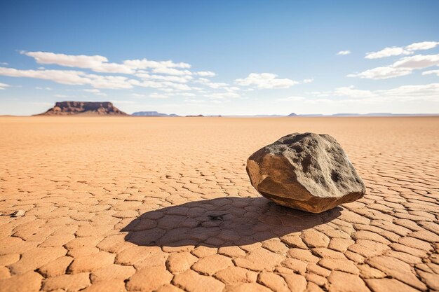 en el desierto generativo Ai roca