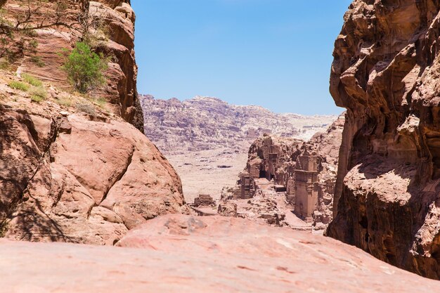 Desierto jordano en Petra