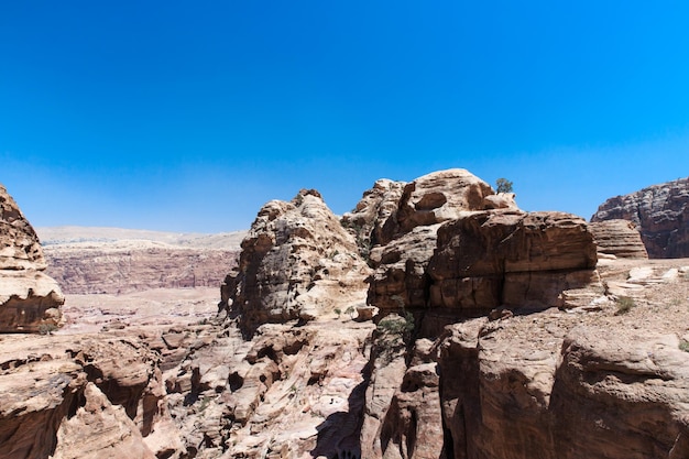 Desierto jordano en Petra