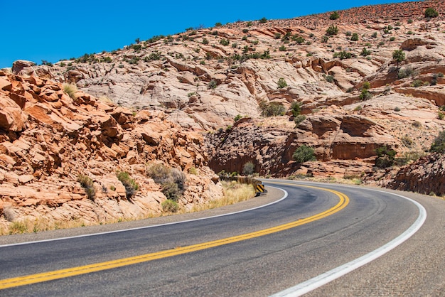 Desierto de Mohave por la Ruta 66 en California Yucca Valley USA