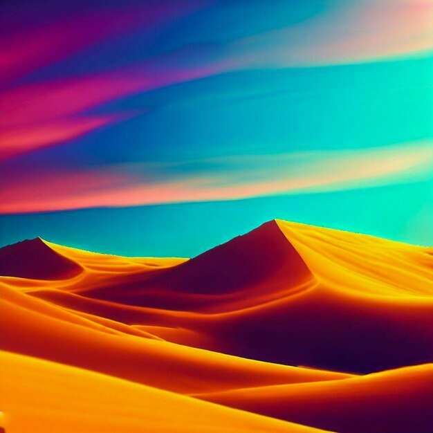 Foto desierto montaña arena