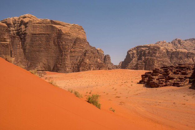 El desierto de Wadi Rum en Jordania