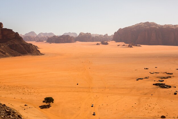 Desierto de Wadi Rum en Jordania