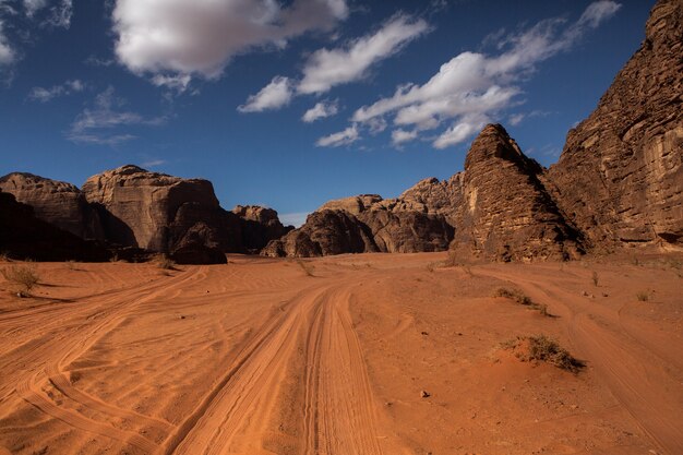 Desierto de Wadi Rum en Jordania