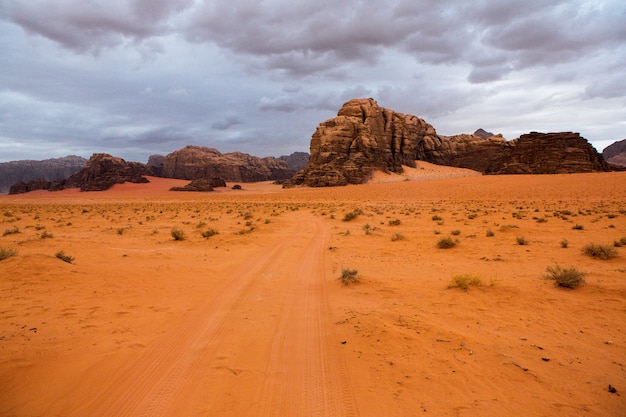 Desierto de Wadi Rum en Jordania