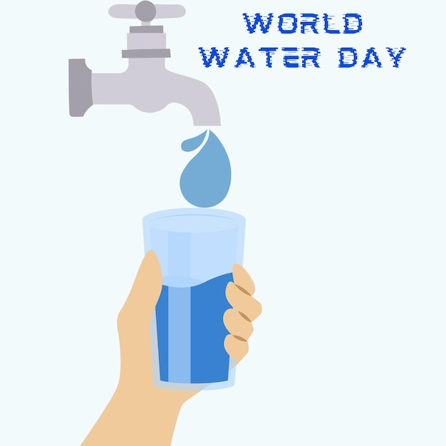 Design conceitual para a campanha do Dia Mundial da Água
