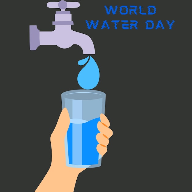 Design conceitual para a campanha do Dia Mundial da Água