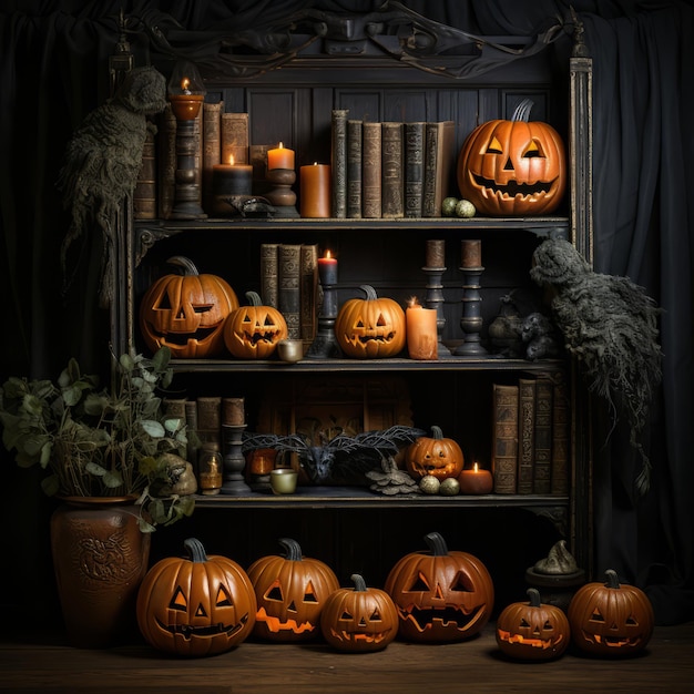 Design de arte realista de Halloween