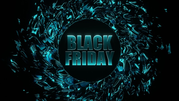 Design de banner de comércio eletrônico da Black Friday