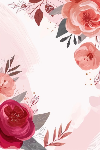 Design de banner do dia das mães com lindas flores