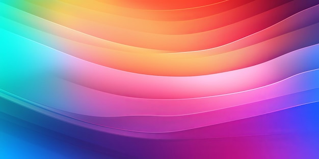 Design de banner em fundo colorido Modelo de estilo vibrante Contexto de textura Ilustração moderna Fundo iridescente Modelo de néon brilhante colorido Padrão de arco-íris gradiente