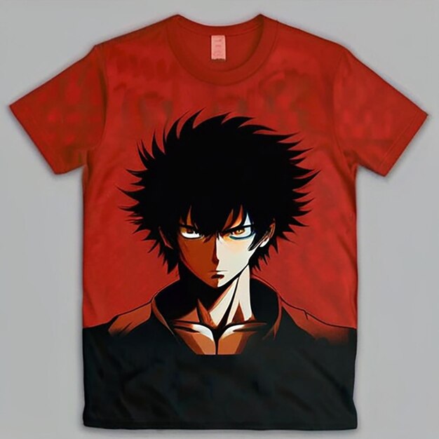 Design de camiseta de anime