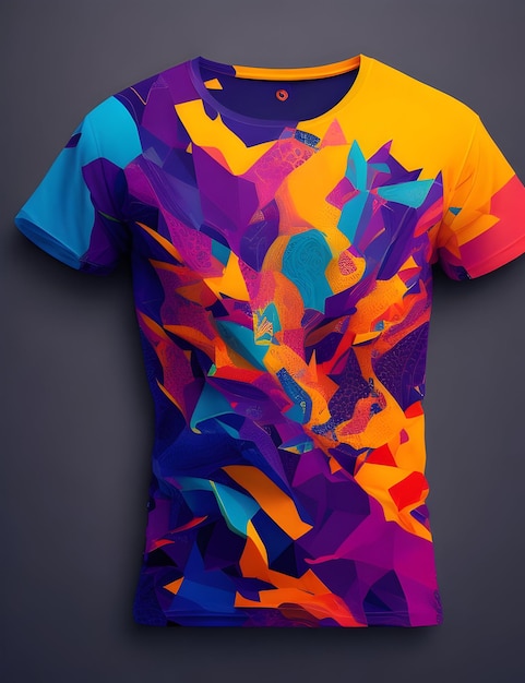 Foto design de camiseta de sublimação