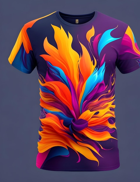 Foto design de camiseta de sublimação