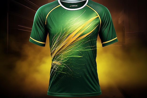 Design de camisola de futebol para sublimação ou design de camisola colorida para esportes