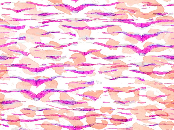 Foto design de camuflagem em aquarela. azulejo safari abstrato. textura animal geométrica. estampa de pele de zebra. fundo de camuflagem animal. padrão africano laranja ferrugem. padrão sem emenda de listras.