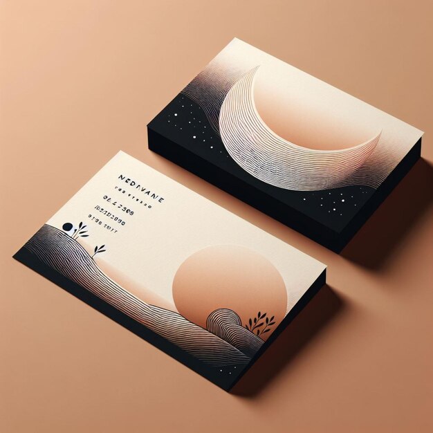 Design de cartão de visita minimalista e simples