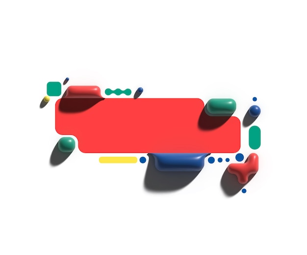 Design de cartaz da arte abstrata Banner Lego.