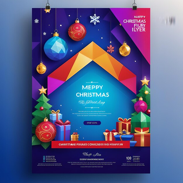 Foto design de cartazes de natal