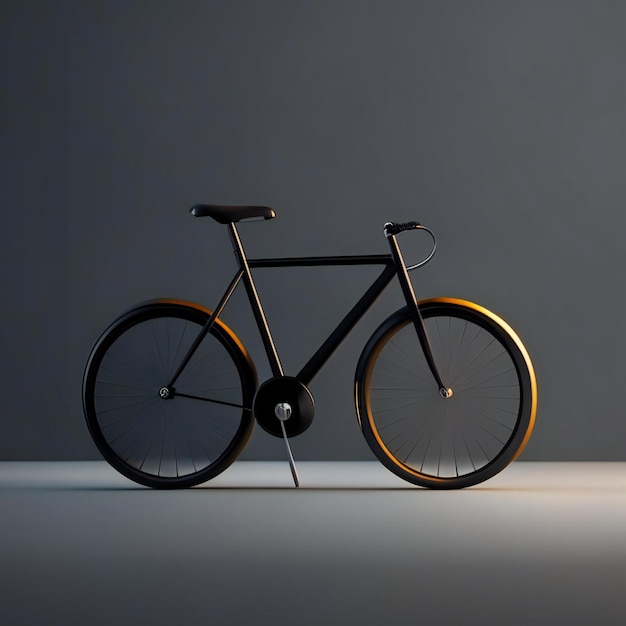 Design de conceito de bicicleta moderna futurista IA gerativa