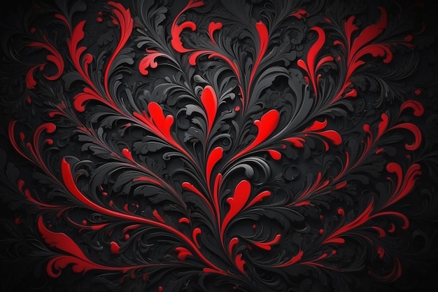 Design de cores vermelho e preto para fundo