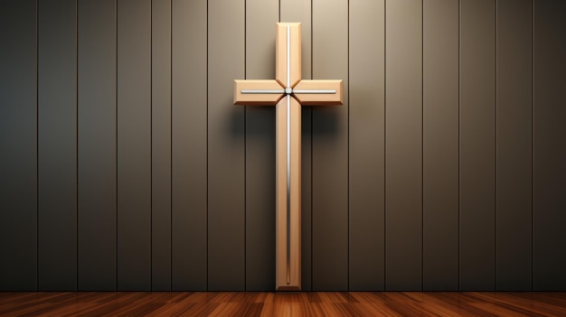 design de cruz modernista minimalista ai gerado
