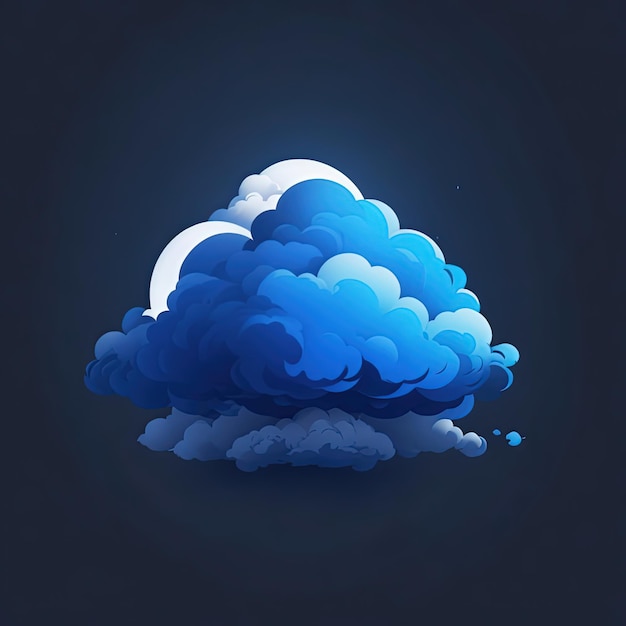 Design de fotos de clima em nuvem