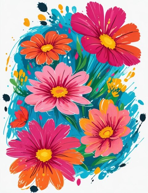 design de ilustração floral