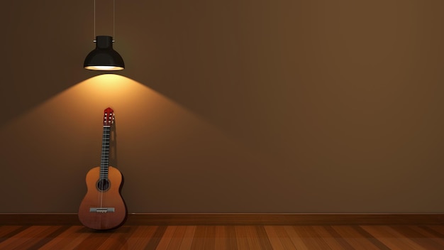 Design de interiores com violão