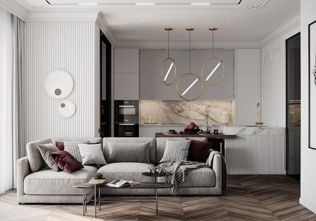 Design de interiores de apartamentos modernos