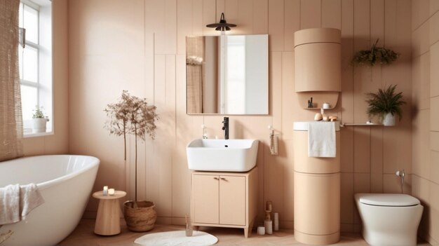 Design de interiores de banheiro