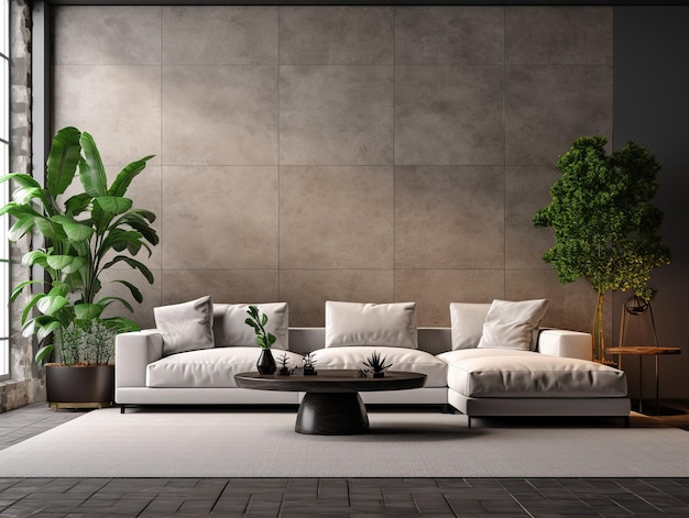 Design de interiores de luxo para sala de estar
