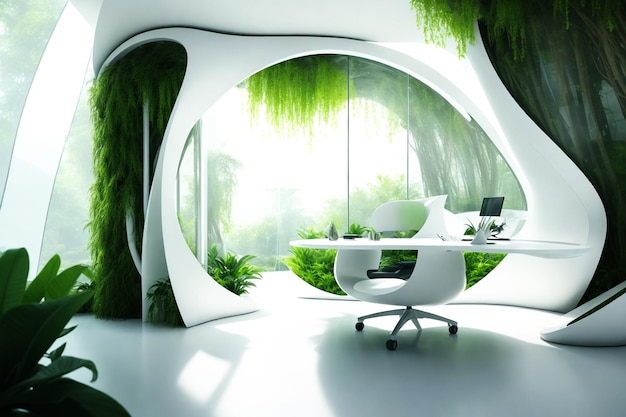 design de interiores futurista moderno