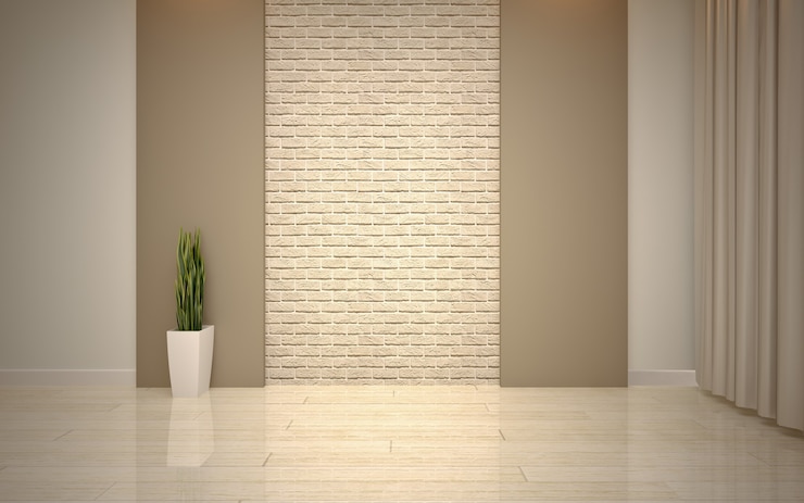 Foto design de interiores. moderna sala de estar vazia