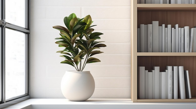 Foto design de interiores modernos pequena planta renderização 3d