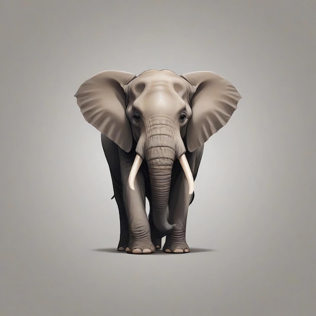 Design de logotipo de elefante vetor de elefante