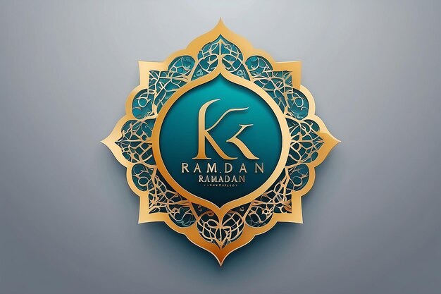 Foto design de logotipo de letra inicial criativa ramadan kareen com modelo vetorial de negócios moderno