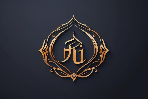 Foto design de logotipo de letra inicial criativa ramadan kareen com modelo vetorial de negócios moderno