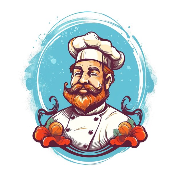 design de logotipo do chef