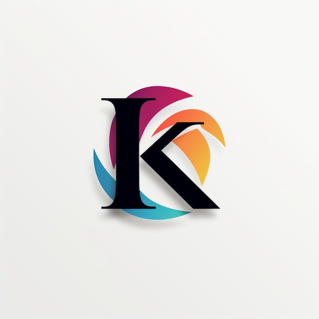 Design de logotipo elegante e colorido para agência de marketing