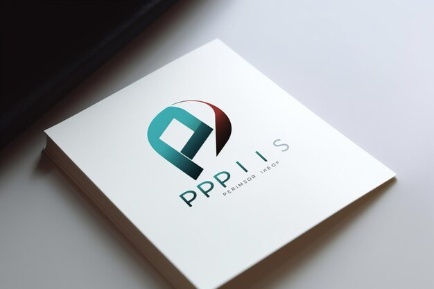 Foto design de logotipo moderno e minimalista p company uma letra p prisma smm pr company design company