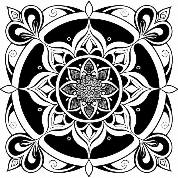 Design de mandala de luxo e fundo islâmico na cor dourada