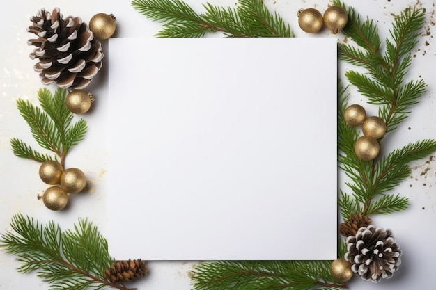 Design de maquete de cartão conceitual de véspera de Natal