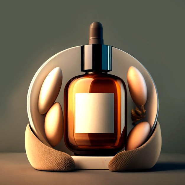 Design de maquete de frasco de perfume Modelo 3D