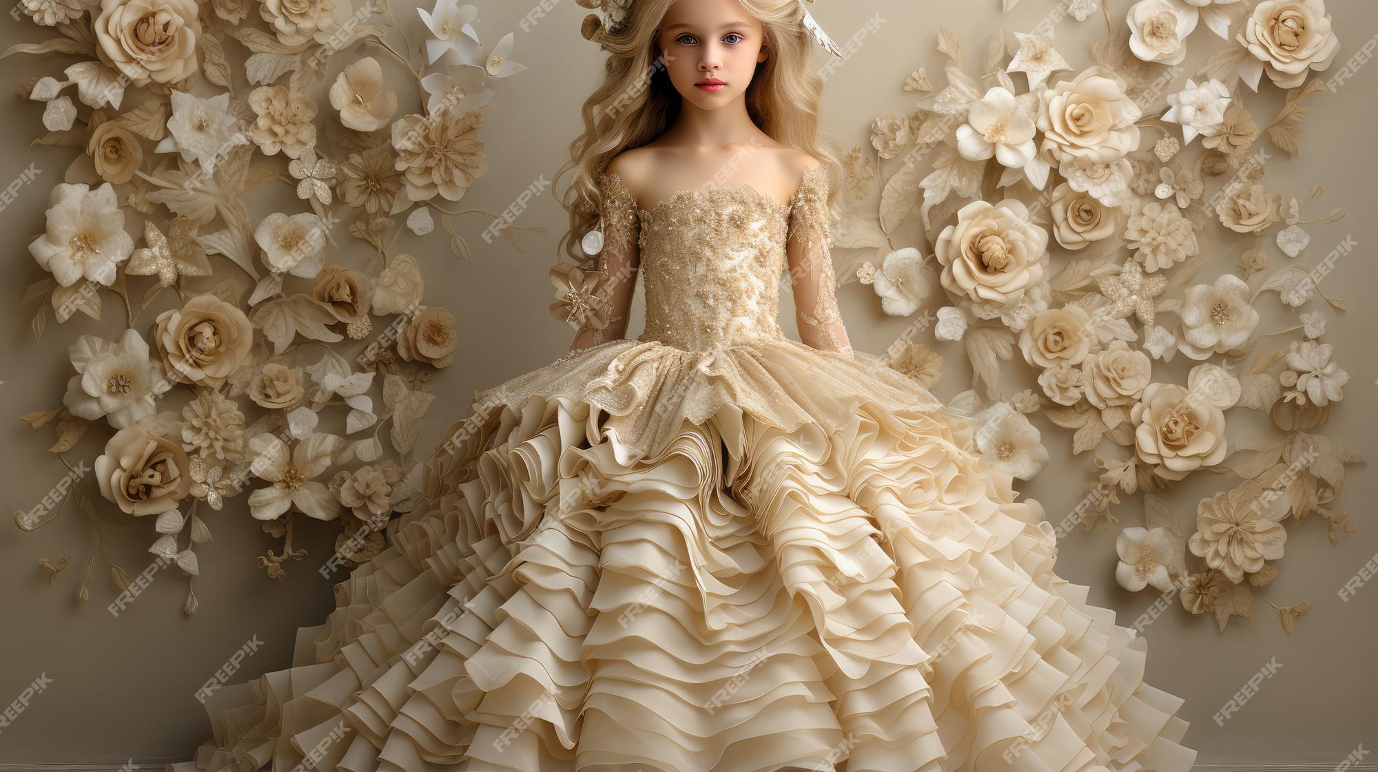 Compra online de Vestidos de baile coloridos vestidos de festa para boneca barbie  roupas de noiva de casamento(SEM BONECAS)