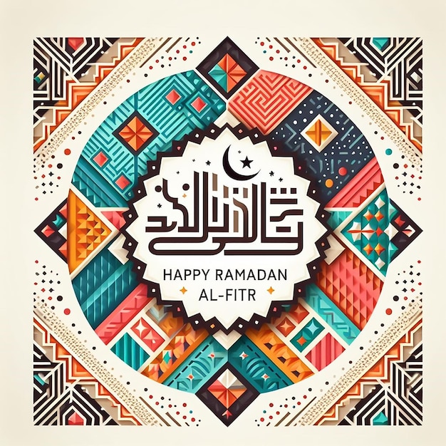 design de modelo de ramadan kareem