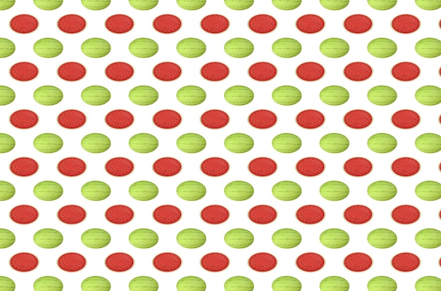 Design de padrão de melancia Ótimo para papel de embrulho de tecido têxtil 3drendering