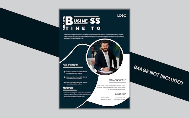 design de panfletos empresariais corporativos